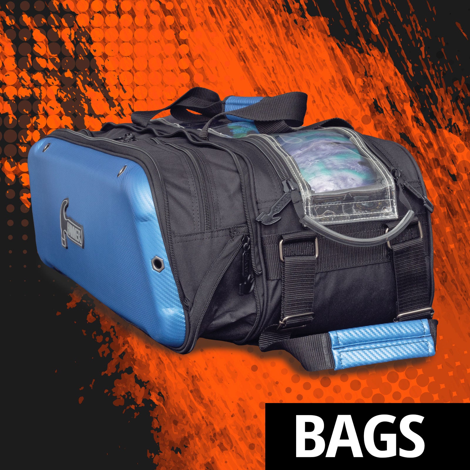 Carbon Shield Triple Tote with expanded pocket for bags tile