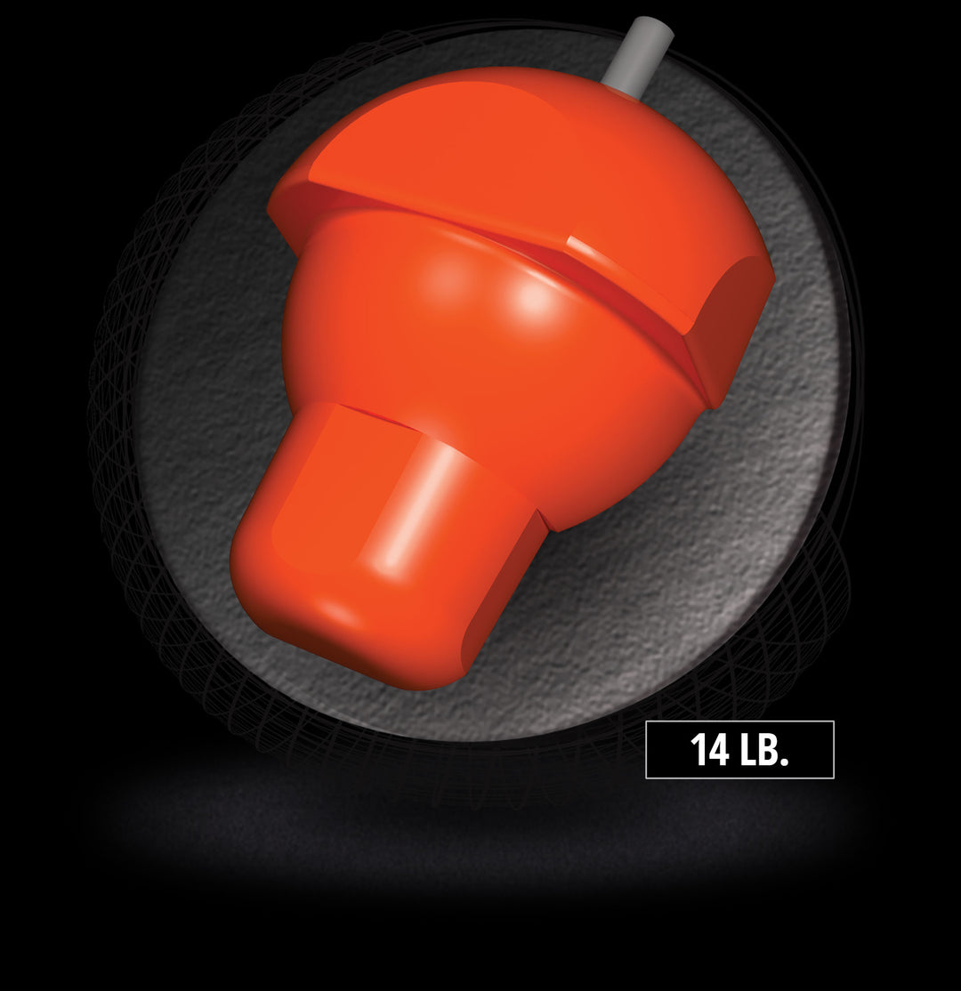 NU Blue Hammer core for fourteen pound bowling balls.