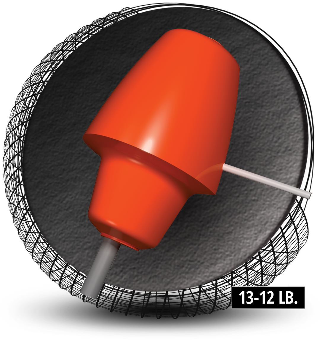 3-D Offset Assault core for thirteen to twelve pound bowling balls..