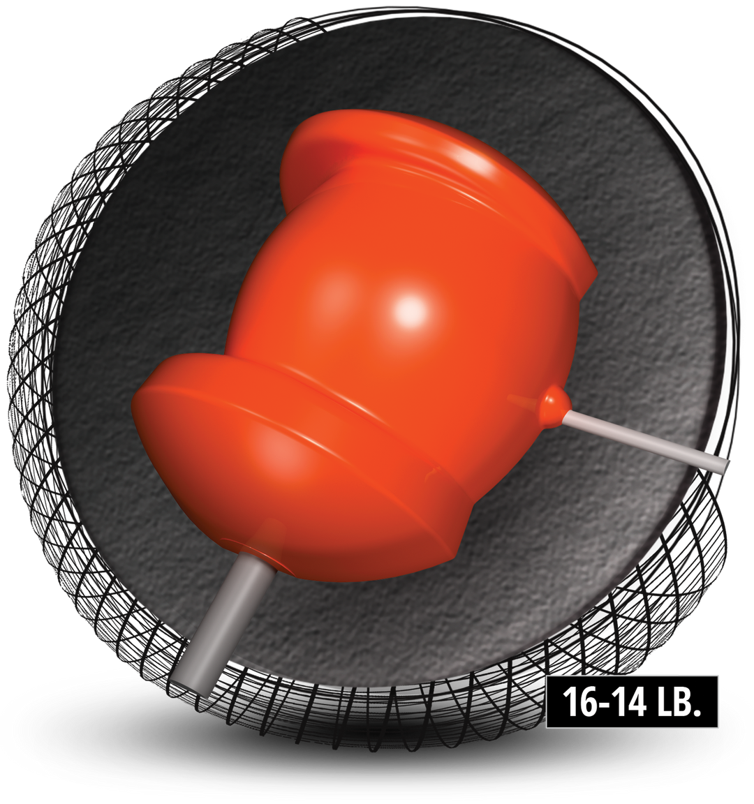3-D Offset Assault core for sixteen to fourteen pound bowling balls.