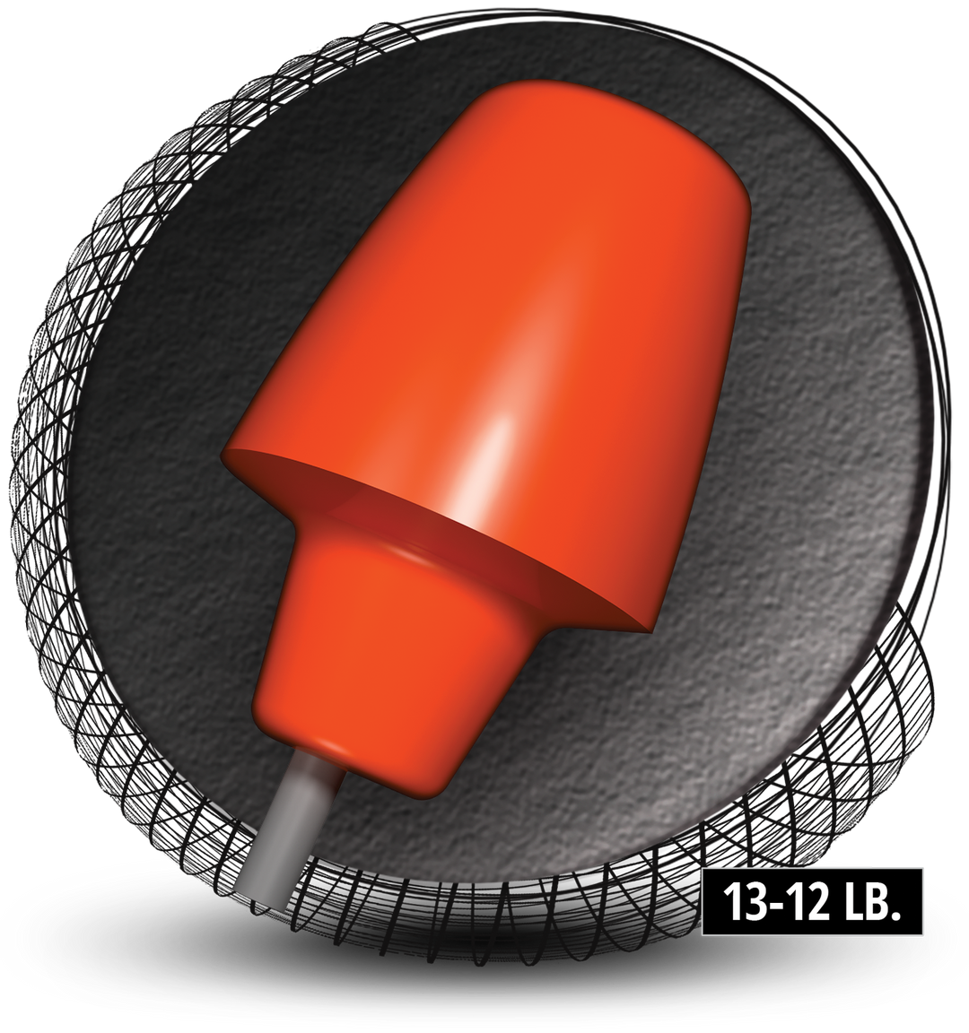 Anger core for thirteen to twelve pound bowling balls.