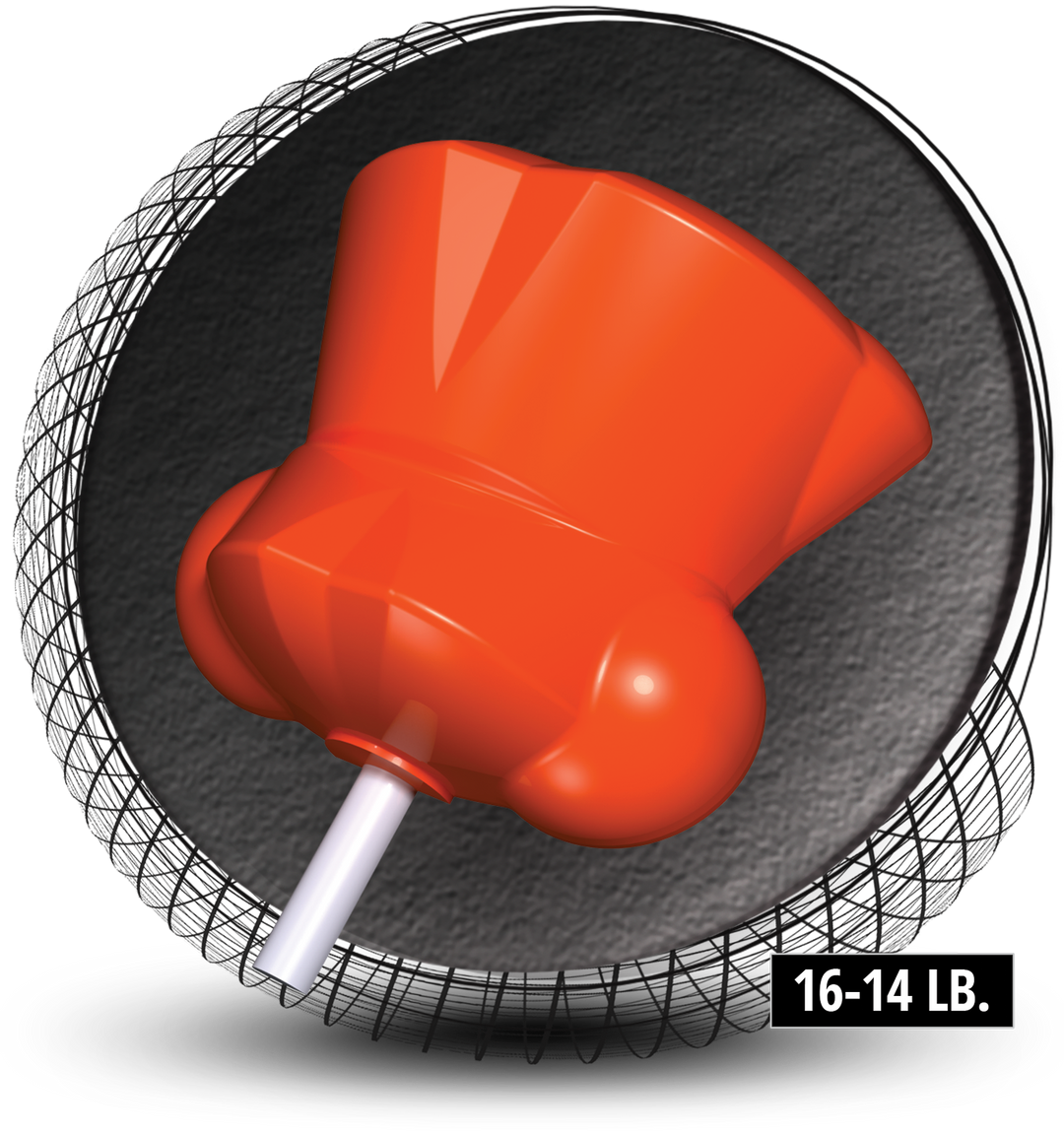 Hammer Effect Tour core for sixteen to fourteen pound bowling balls.